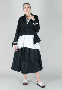 Pluslavie Skirts^Pleated Skirt in Black