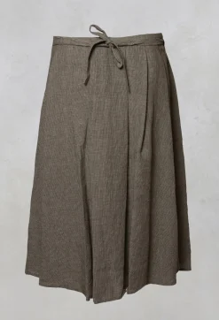 Apuntob Skirts^Pleated Skirt in Green