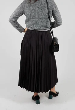 Mei Meij Skirts^Pleated Utility Skirt in Nero