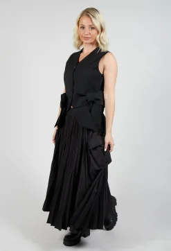Mei Meij Skirts^Pleated Utility Skirt in Nero