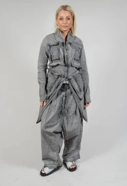 Rundholz Dip Coats^Pocket Overcoat in C.Coal 70% Cloud