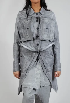 Rundholz Dip Coats^Pocket Utility Jacket in C.Coal 70% Cloud
