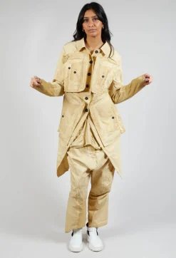 Rundholz Dip Coats^Pocket Utility Jacket in Wax Cloud