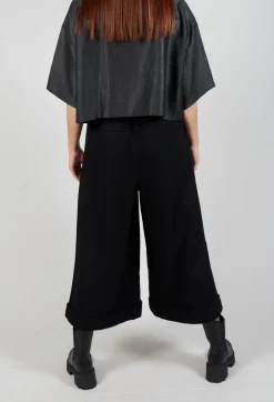 SOH Trousers^Pocket Wool Trousers in Black