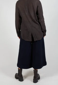 SOH Trousers^Pocket Wool Trousers in Navy