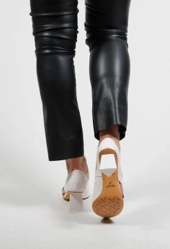 Malloni Heels^Pointed Heeled Boots in Osso