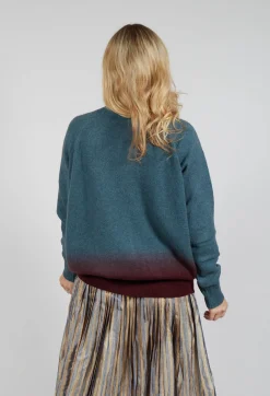 Traces of Me Jumpers^Polar Jumper in Teal Hollister