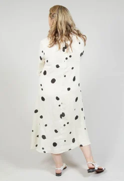 Operificio Neirami Dresses^Polka Dot Smock Dress in Pois Nero