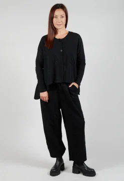 Operificio Neirami Trousers^Polka Dot Trousers in Nero