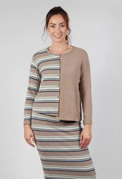 Mama B Cardigans^Polpa Cardigan in Alpaca Stripe