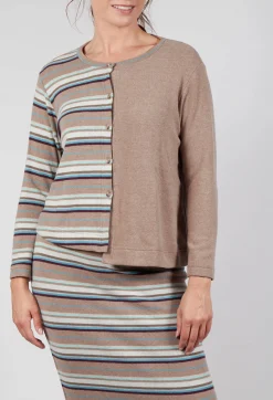 Mama B Cardigans^Polpa Cardigan in Alpaca Stripe