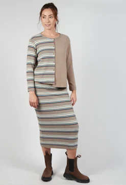 Mama B Cardigans^Polpa Cardigan in Alpaca Stripe