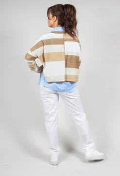 Maliparmi Shirts & Blouses^Poplin Shirt in Azzurro / Bianco