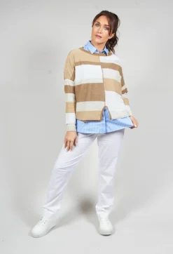 Maliparmi Shirts & Blouses^Poplin Shirt in Azzurro / Bianco