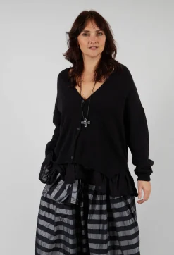 Pluslavie Jumpers^Pops Cardigan in Black