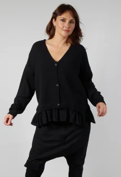 Pluslavie Jumpers^Pops Cardigan in Black