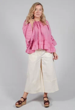 Sfizio Tops^Prairie Blouse in Desert Pink