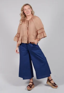 Sfizio Tops^Prairie Blouse in Tulum Sand