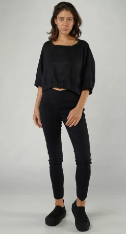 Rundholz Mainline Tops^PRE-ORDER -  Cropped T-Shirt in Moon Sparkle (Pictured in Black Sparkle)