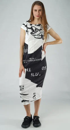 Rundholz Black Label Dresses^PRE-ORDER - Fitted Dress in Black Print