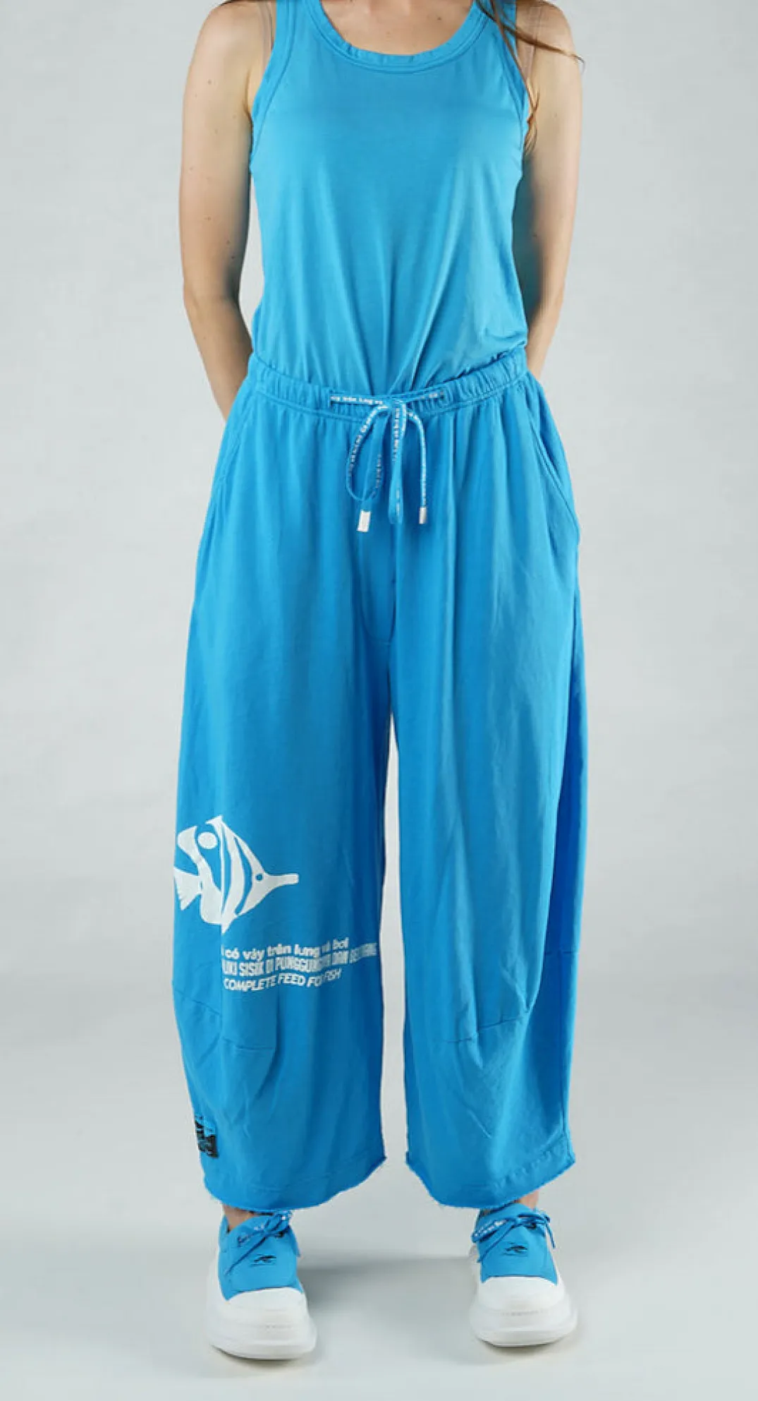 Rundholz Black Label Trousers^PRE-ORDER - Jersey Joggers in Malibu Print