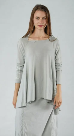 Rundholz Black Label Jumpers^PRE-ORDER - Lightweight Pullover in Black Offwhite (Pictured in Grey Offwhite)