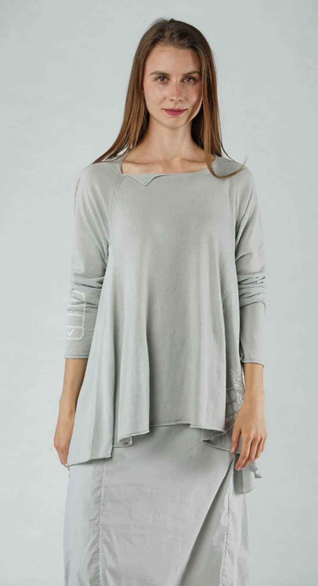 Rundholz Black Label Jumpers^PRE-ORDER - Lightweight Pullover in Black Offwhite (Pictured in Grey Offwhite)