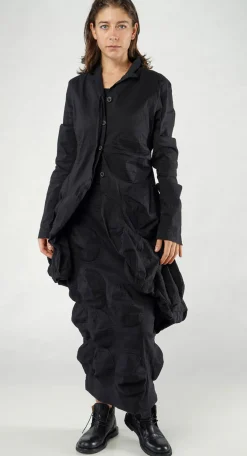 Rundholz Mainline Coats^PRE-ORDER - Longline Bubble Coat in Galaxy (Pictured in Black)