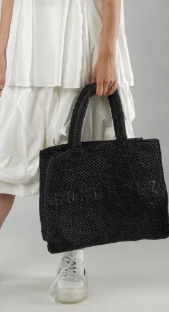 Rundholz Mainline Bags^PRE-ORDER -  Medium Raffia in Black