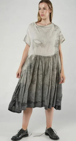 Rundholz Mainline Dresses^PRE-ORDER -  Pleat Skirt Dress in Asteroid Pigment