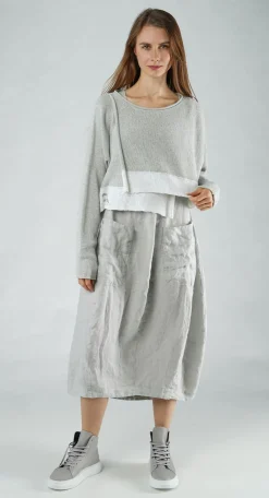 Rundholz Black Label Jumpers^PRE-ORDER - Relaxed Fit Jumper in Black Print (Pictured in Grey Print)