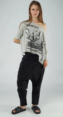 Rundholz Black Label Jumpers^PRE-ORDER - Relaxed Pullover in Malibu Offwhite (Pictured in Grey Black)