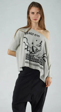Rundholz Black Label Jumpers^PRE-ORDER - Relaxed Pullover in Grey Offwhite (Pictured in Grey Black)