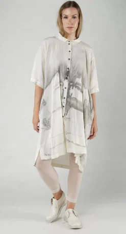 Rundholz Mainline Dresses^PRE-ORDER -  Shirt Dress in Asteroid Pigment (Pictured in Moon Pigment)