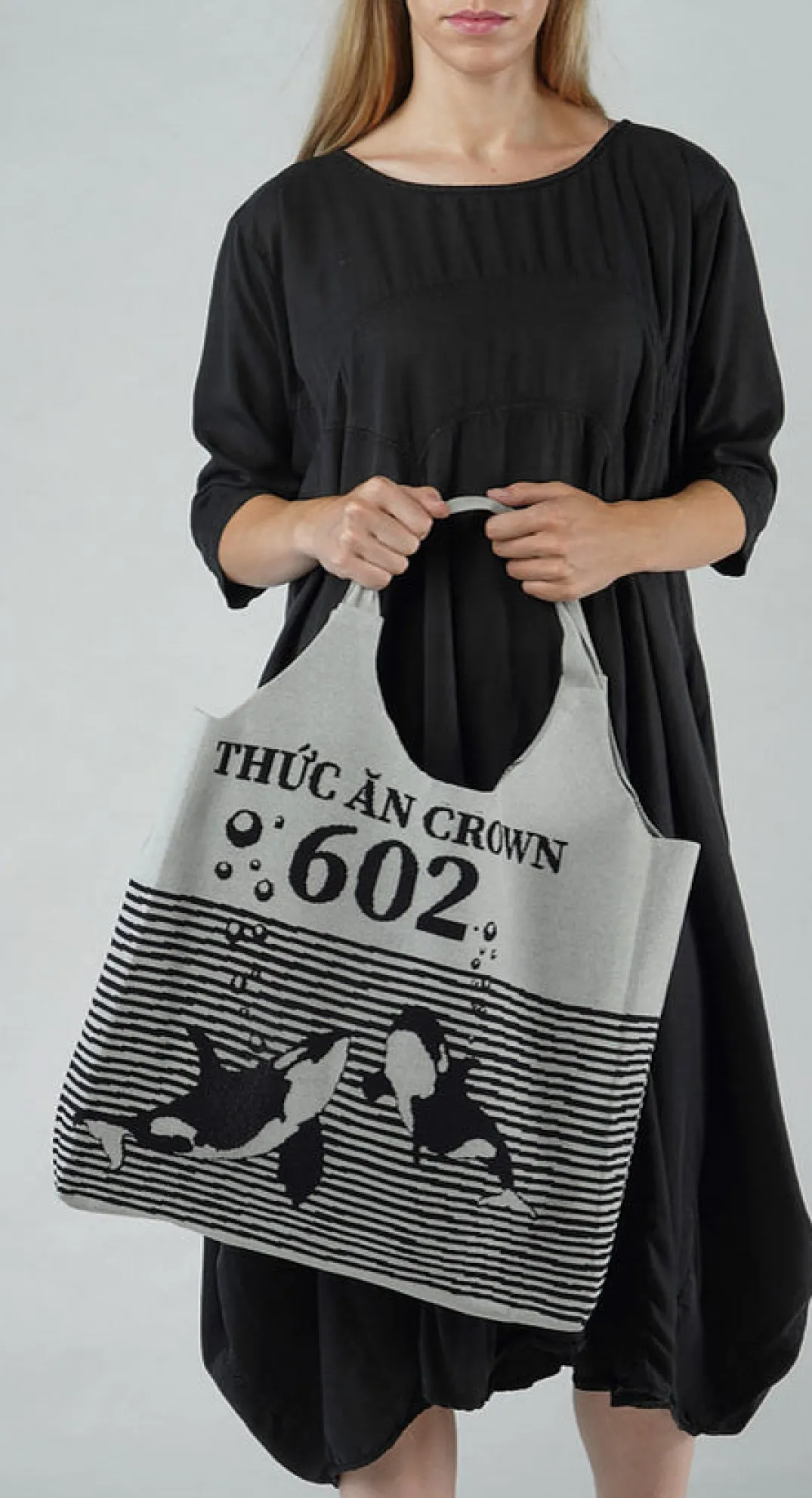 Rundholz Black Label Bags^PRE-ORDER - Shopper Bag in Malibu Offwhite (Pictured in Grey Black)
