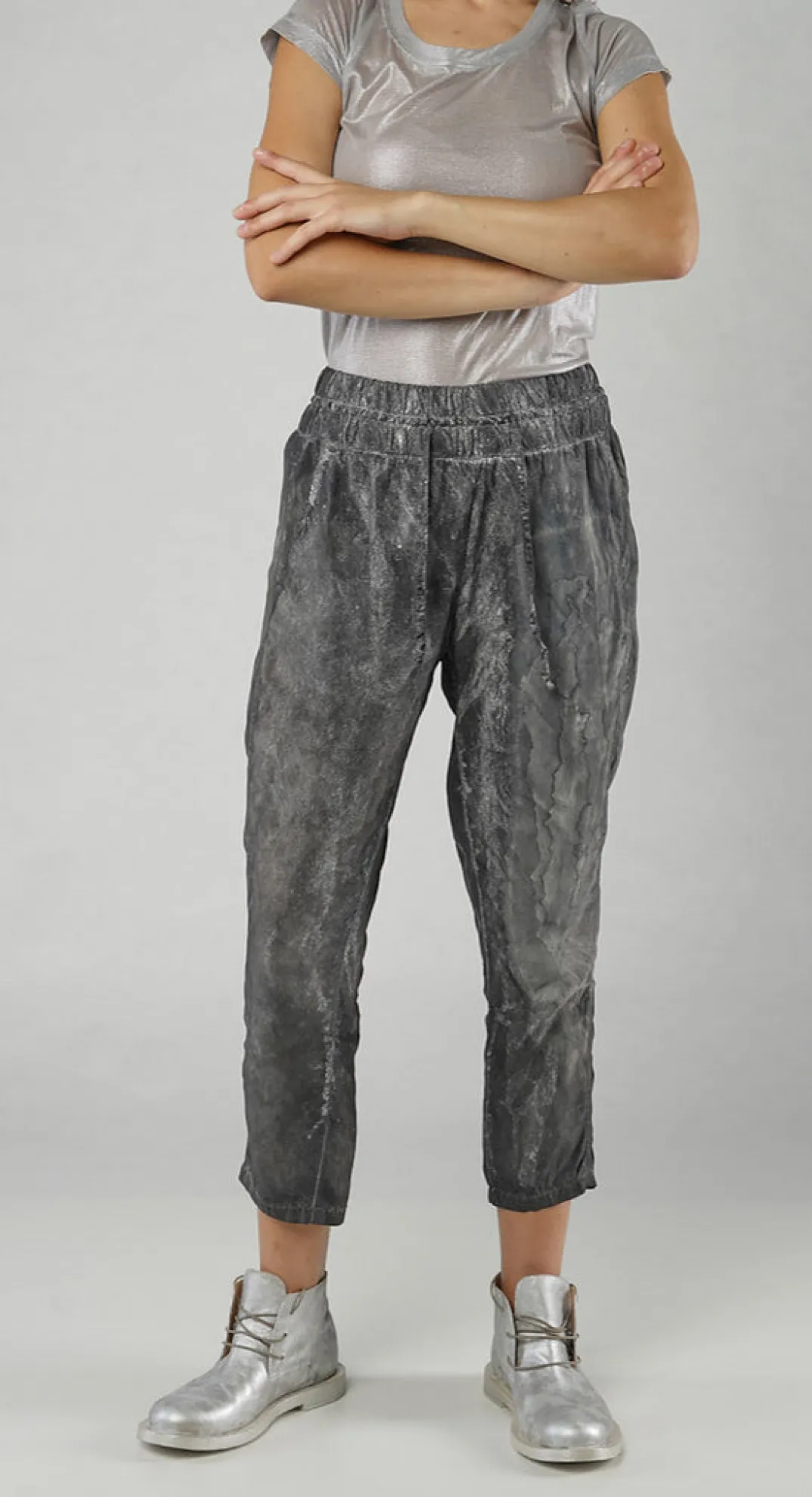 Rundholz Mainline Trousers^PRE-ORDER - Slim Fit Drawstring Trousers in Moon Pigment (Pictured in Asteroid Pigment)