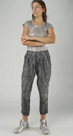 Rundholz Mainline Trousers^PRE-ORDER -  Slim Fit Drawstring Trousers in Asteroid Pigment