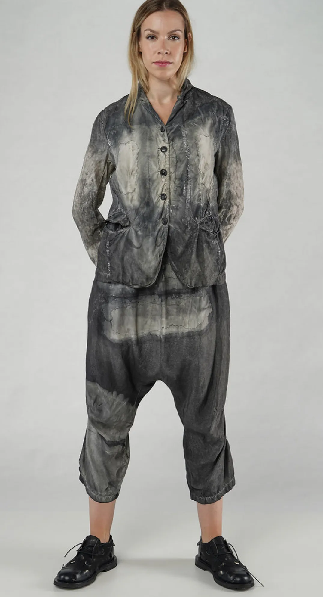 Rundholz Mainline Jackets^PRE-ORDER - Slim Fit Jacket in Asteroid Pigment