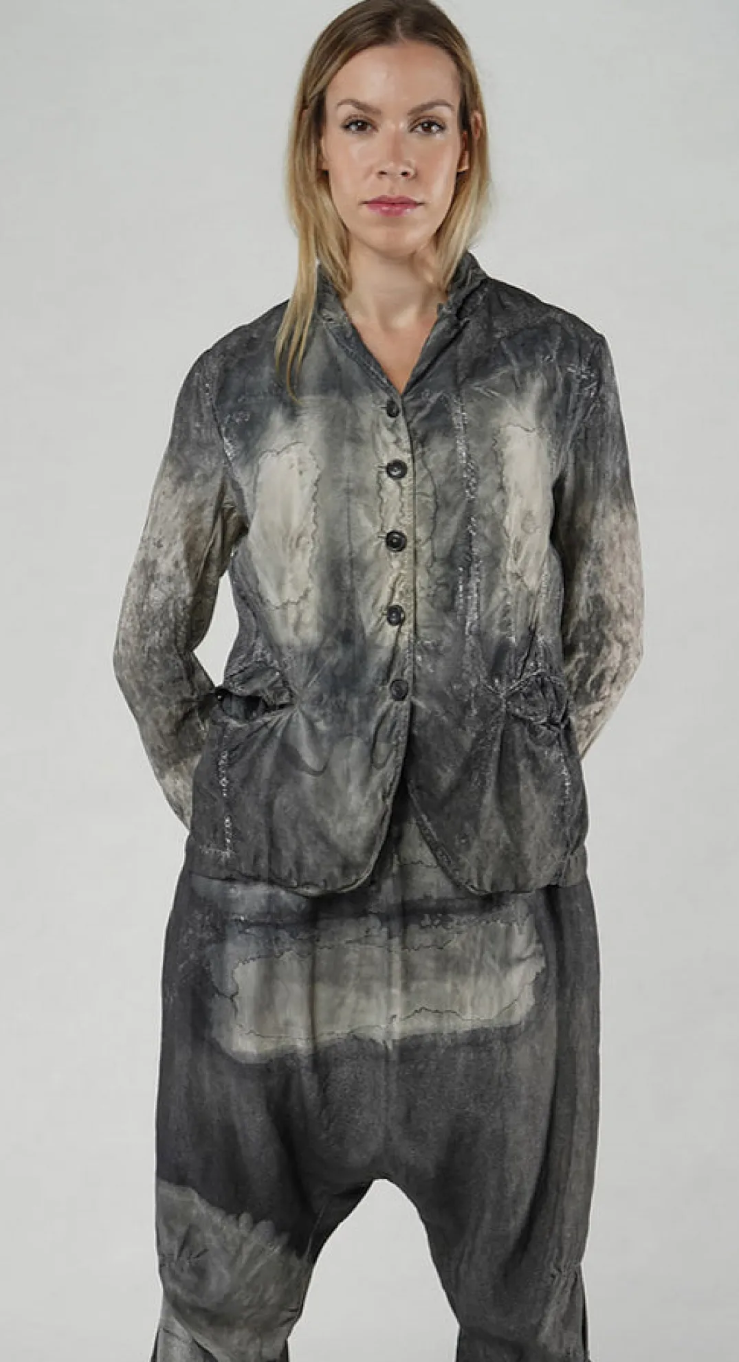 Rundholz Mainline Jackets^PRE-ORDER - Slim Fit Jacket in Asteroid Pigment
