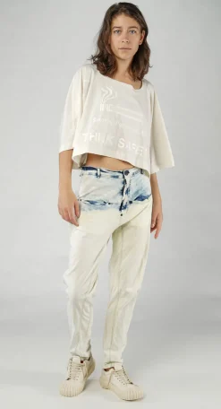 Rundholz Dip Trousers^PRE-ORDER - Slim Tapered Jeans in Mandarine Dye (Pictured in Bleachwash)