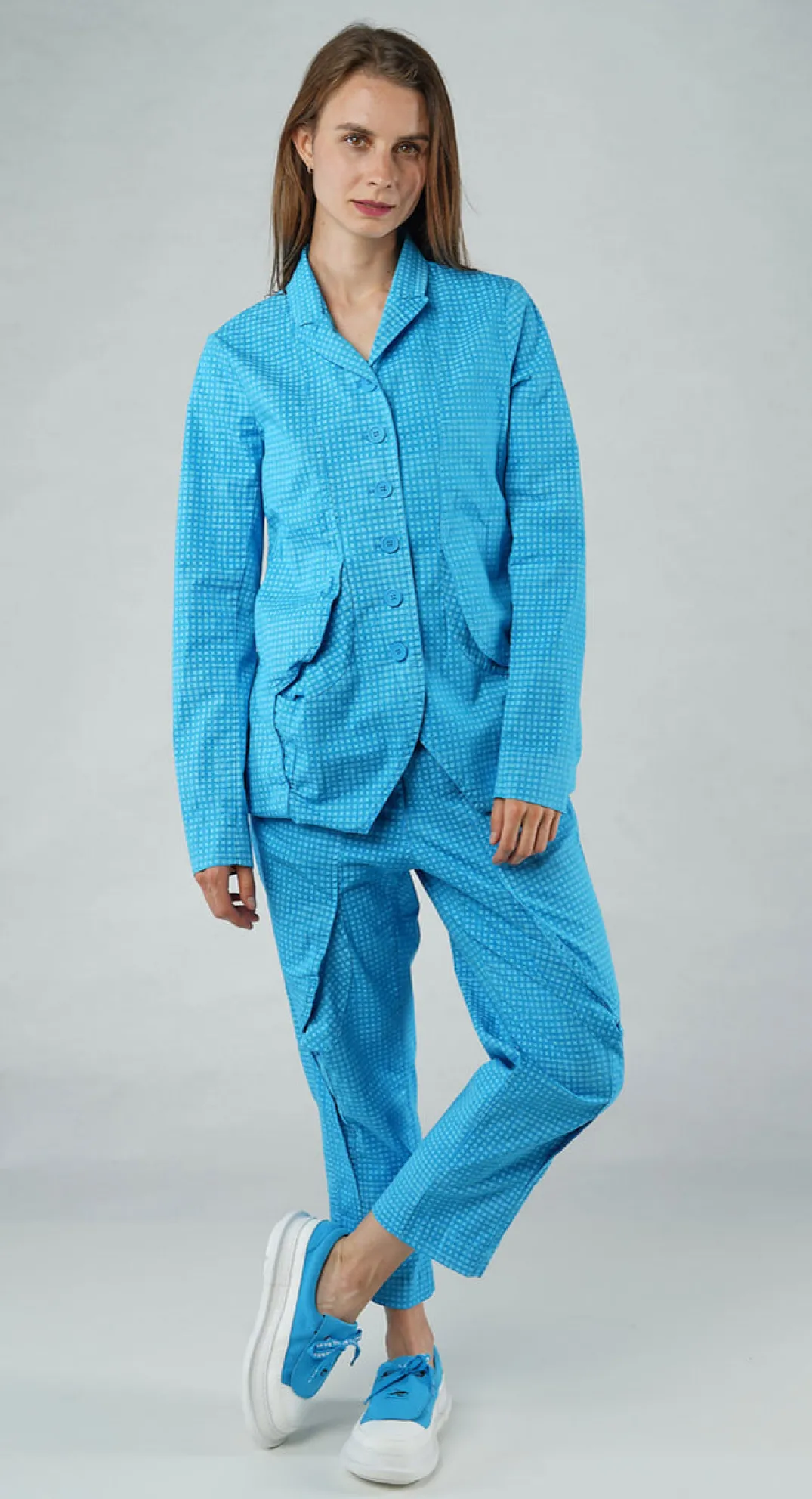 Rundholz Black Label Jackets^PRE-ORDER - Tailored Jacket in Grey Print (Pictured in Malibu Print)