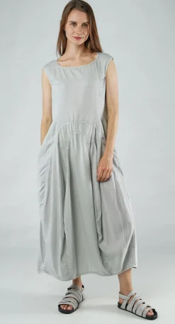 Rundholz Black Label Dresses^PRE-ORDER - Tulip Dress with Curved Seams in Malibu Pigment (Pictured in Grey Pigment)