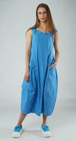Rundholz Black Label Dresses^PRE-ORDER - Tulip Dress with Front Panel in Malibu Print