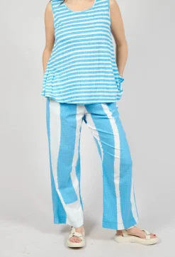 Rundholz Black Label Trousers^PRE-ORDER - Wide Leg Pull On Trousers in Malibu Print