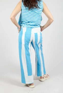 Rundholz Black Label Trousers^PRE-ORDER - Wide Leg Pull On Trousers in Malibu Print
