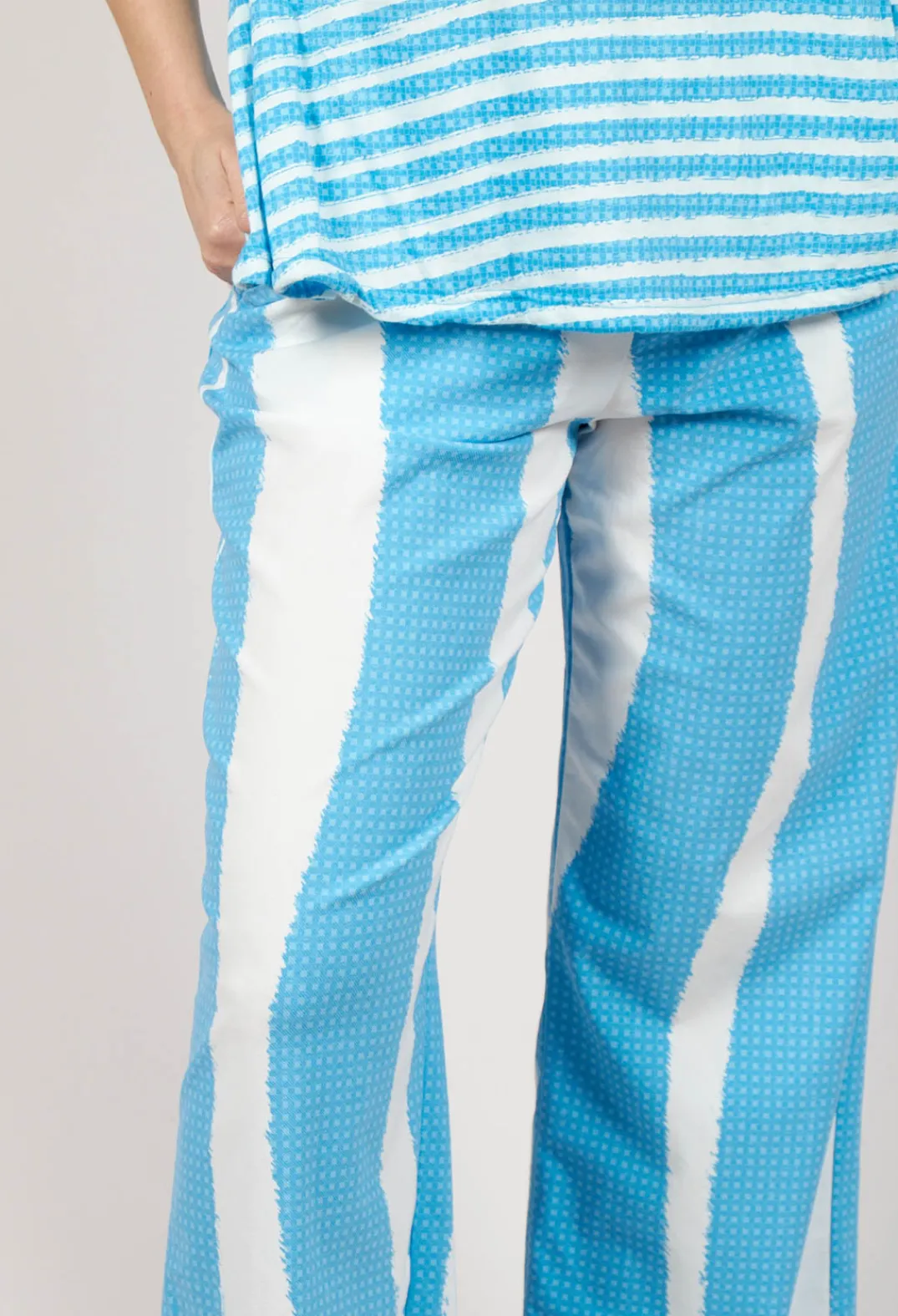 Rundholz Black Label Trousers^PRE-ORDER - Wide Leg Pull On Trousers in Malibu Print