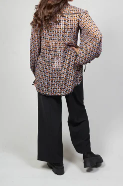 Beatrice B Shirts & Blouses^Printed Blouse in Brown