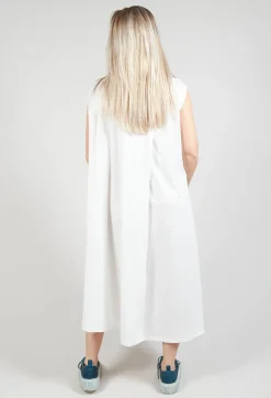 Rundholz Mainline Dresses^Printed Double Vest Dress in Spec Handpaint
