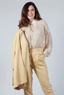 Beatrice B Shirts & Blouses^Printed Georgette Shirt in Beige