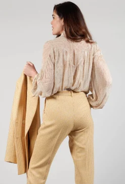Beatrice B Shirts & Blouses^Printed Georgette Shirt in Beige